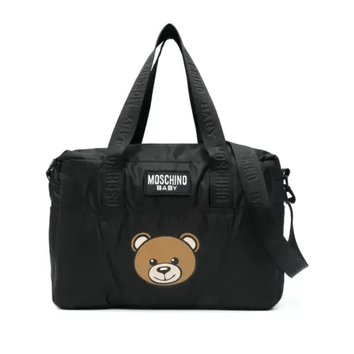 Moschino Kids Teddy Bear Diaper Bag | Black | FARFETCH