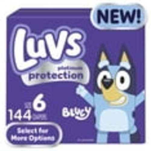 Luvs Platinum Protection Baby Diapers Size 6, 144 Count (Select for More Options)