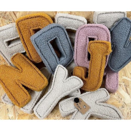 Fabric Letters Bouclé Nursery Decor New Baby Shower Gift - Etsy