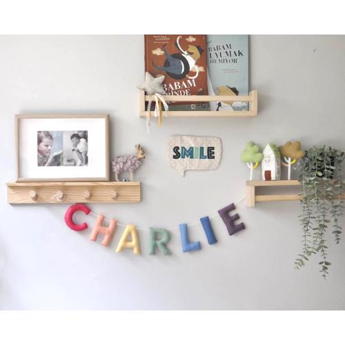 Felt Name Banner | Felt Name Garland | Nursery Name Bunting | Personalised Baby Gift | Customised Baby Room Bunting