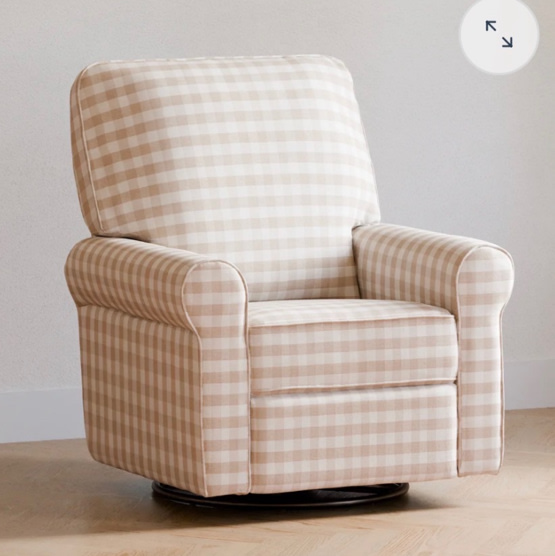 Monogram by Namesake Monroe Power Recliner and Swivel Glider – Twinkle Twinkle Little One