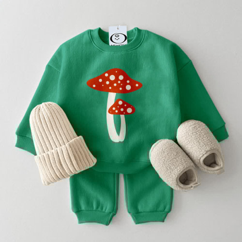Baby 2-Piece Double Mushroom Casual Set