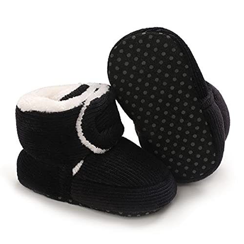 E-FAK Baby Boy Girl Boots Newborn Shoes Winter Snow Bowknot Anti-Slip Soft Sole Warm Infant Toddler Prewalker Booties