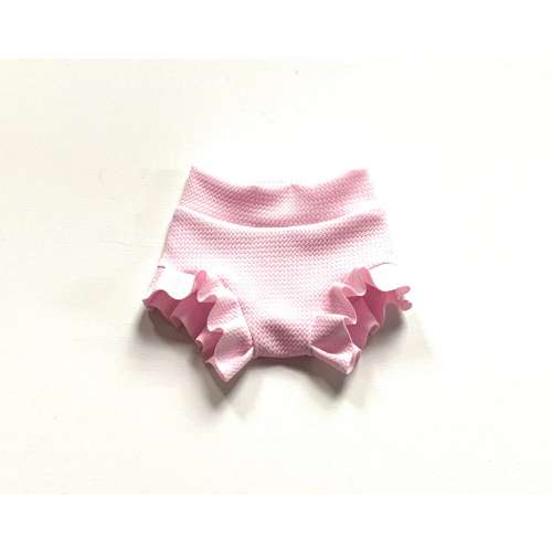 Bummies toddler diaper cover Girls Liverpool knit Ruffle Legs Bummie Solid Bullet Bummies