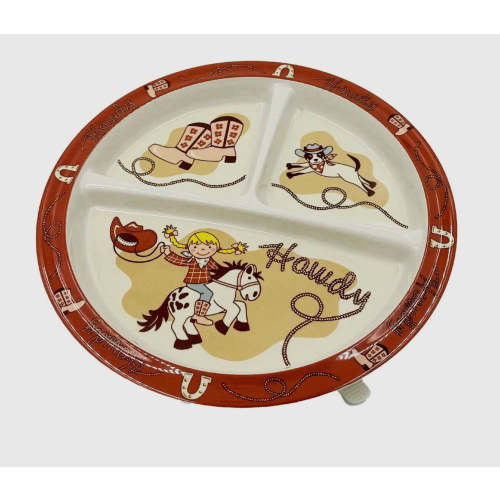 Howdy cowgirl suction plate