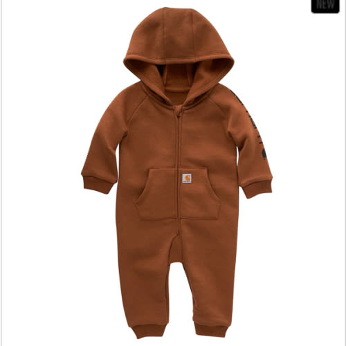 Boys' Long-Sleeve Fleece Zip Front Coverall (Baby) | Baby Boy (0-24M) | Carhartt