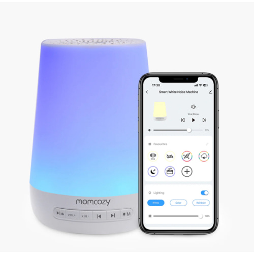 Momcozy Baby Sound Machine: App Remote Control & Night Light