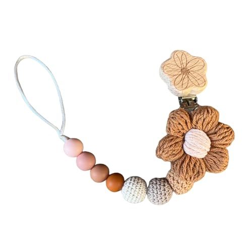 Handmade Crochet Pacifier Clip Boys and Grils, Paci Binky Holder Baby Gift, Baby Shower Gift, New Birth Gift, Newborn Gift, Rainbow Baby