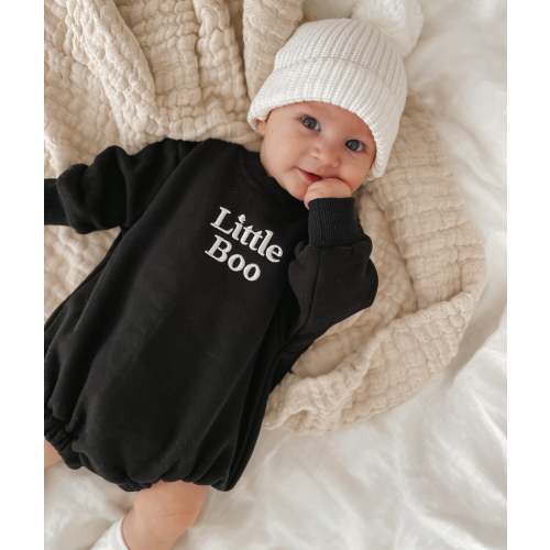 'Little Boo' Long Sleeve Bubble Romper