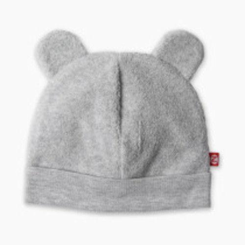 Zutano Cozie Fleece Hat - Heather Grey, 0-3 M