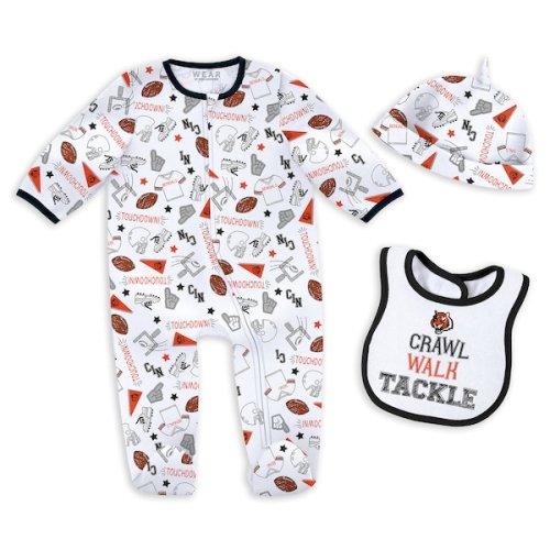 Newborn & Infant WEAR by Erin Andrews Cincinnati Bengals Sleep & Play Set