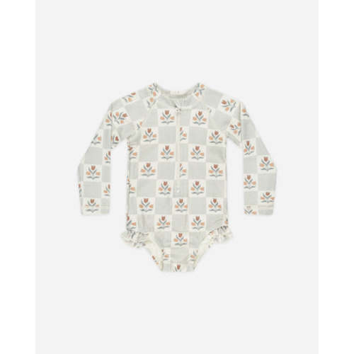 Rashguard One-Piece || Garden Grid