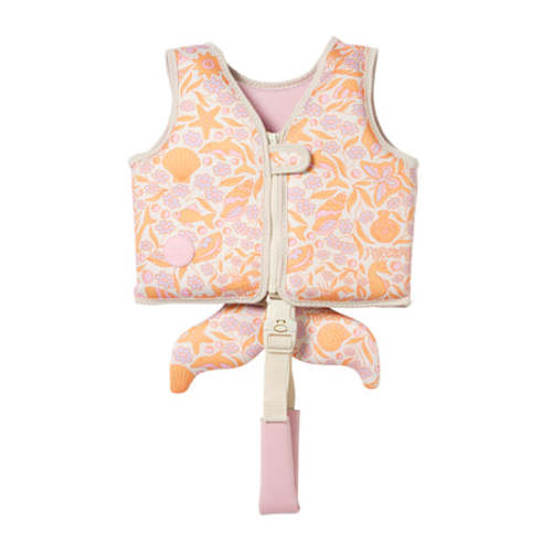 Kids Swim Vest 1-2 | Ocean Magic Pink 3D