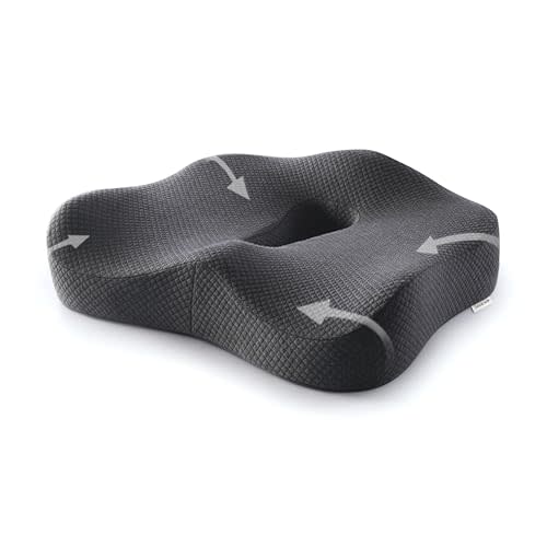 Ultimate Comfort Memory Foam Donut Cushion for Women/Men Donut Cushions for Sitting Postpartum Pillow Doughnut Pillow for Extra Large Size for Office Chair, Car, and Home Seating