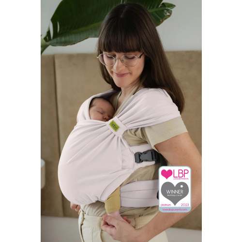 Boba Bliss Baby Wrap Carrier in Organic Stone