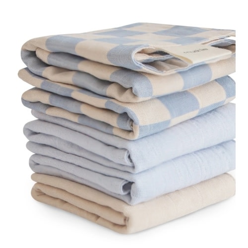 Muslin Cotton Washcloth 5-Pack – Weithaus Baby & Home
