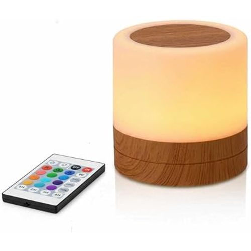 AMEXI Baby Night Light Nursery Lamp: Touch Dimmable Light for Breastfeeding Kids - Eye-Caring LED Soft Warm White - USB Rechargeable Portable Bedside for Toddlers Bedroom Living Room