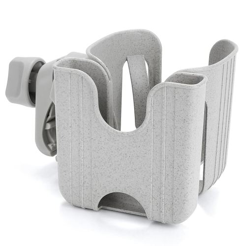 Accmor Stroller Cup Holder with Phone Holder, Bike Cup Holder, Universal Cup Holder for Uppababy Nuna Doona Strollers, 2-in-1 Cup Phone Holder for Stroller, Bike, Wheelchair, Walker, Scooter