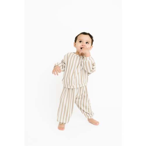 Olive Stripe Sweatsuit