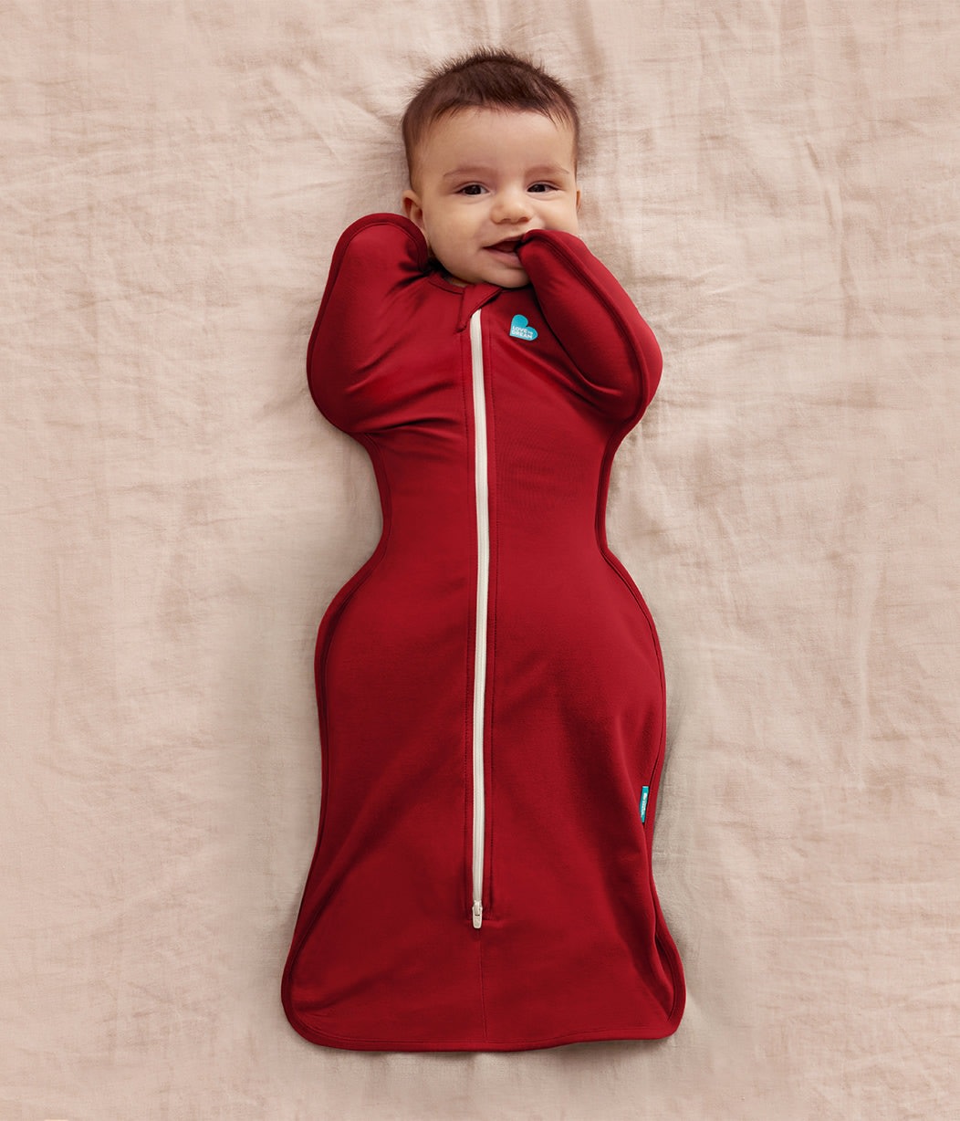 Swaddle Up™ 1.0 TOG Cotton Maroon – Love to Dream US