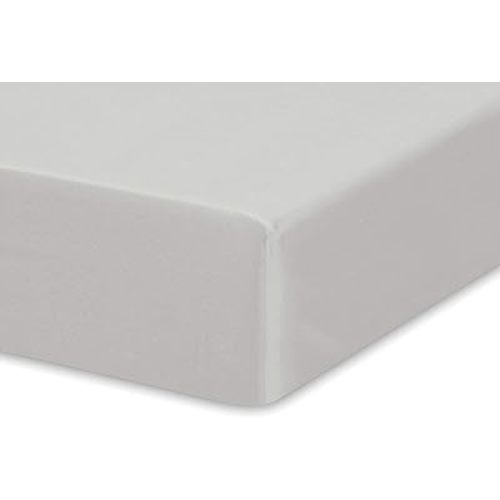 Crib Fitted Sheet by Pure Bamboo, Genuine 100% Organic Viscose Derived from Bamboo, Luxuriously Soft, Ultimate Cooling, Fits Standard Size Crib Mattress (Silver Pearl)