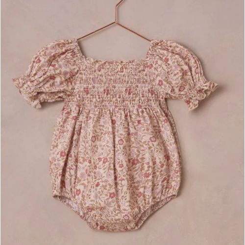 Hazel Romper | Blush Garden – Noralee