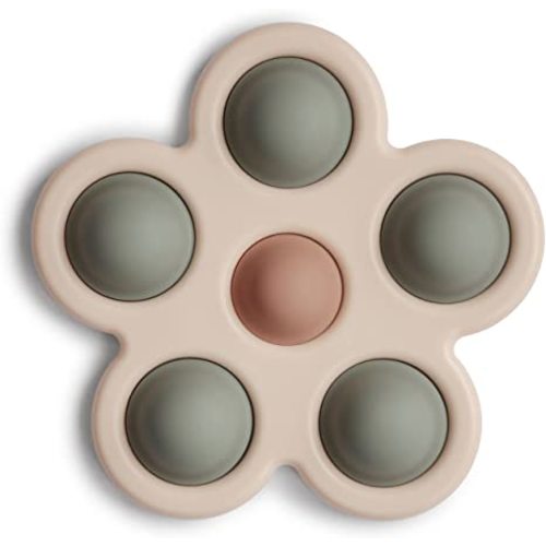 mushie Flower Press Toy (Dried Thyme/Natural/Shifting Sand)