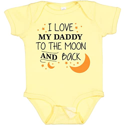 inktastic I Love My Daddy to The Moon and Back Baby Bodysuit