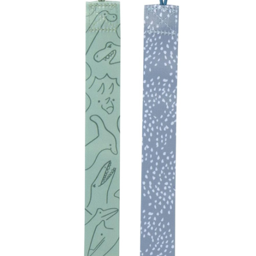 Amazon.com : Nuby Pacifinder Baby Pacifier Clip - (2-Pack) - Pacifier Holder Clip with Convenient Hook Loop - Blue Dots and Green Dino : Baby