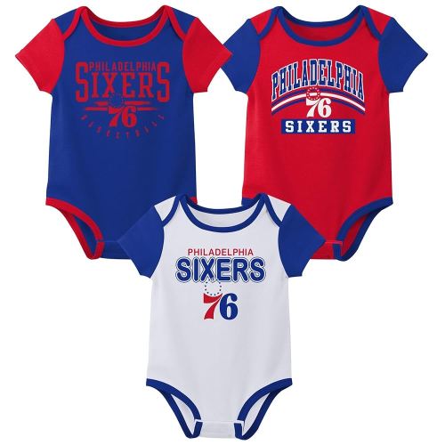 Outerstuff NBA Teams Newborn Baby and Infant Short Sleeve Bodysuit Variety 3-Pack (0-18m)
