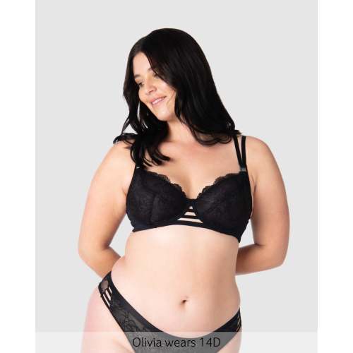 Hot Milk Lingerie | True Luxe Plunge Nursing Bra