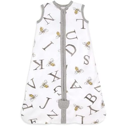 Burt's Bees Baby Unisex-Baby Beekeeper Wearable Blanket, 100% Organic Cotton, Swaddle Transition Sleeping Bag