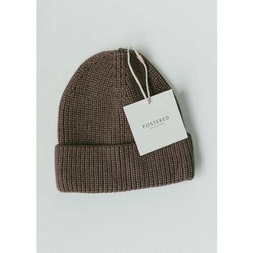 Knitted Beanies -Vintage Brown