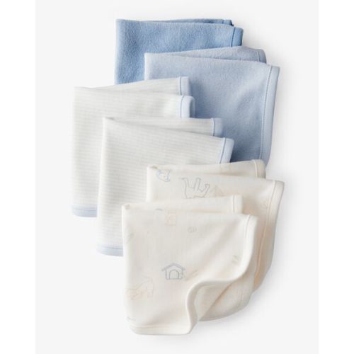 Baby 6-Pack Wash Cloths - Blue - Carter's | Carter's