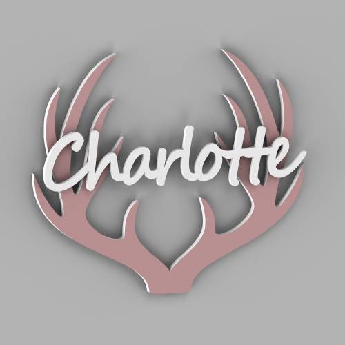 Woodland Nursery, Deer Antlers, Nursery Name Sign, Nursery Decor, Nursery Wall Art,  Farmhouse Decor, Baby Girl, Rustic