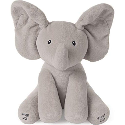 Baby GUND Animated Flappy The Elephant Stuffed Animal Plush, Gray, 12" - Flappy the Elephant