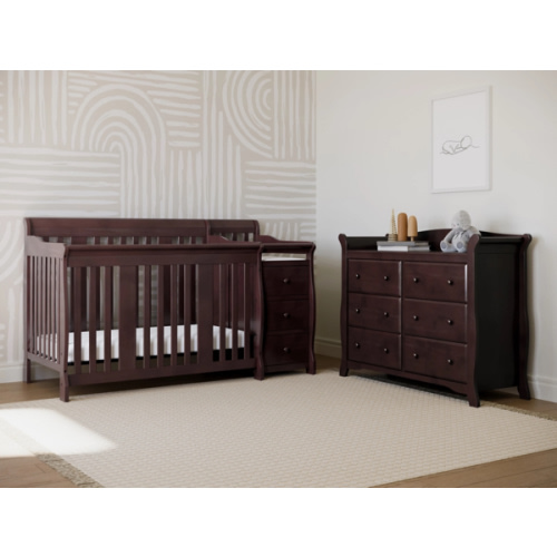Storkcraft Portofino 5-in-1 Convertible Crib and Changer