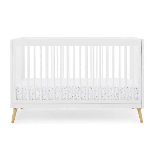 Jordan 4-in-1 Convertible Crib - Bianca White