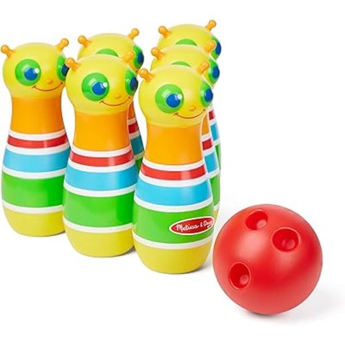 Melissa & Doug Sunny Patch Giddy Buggy Bowling Action Game - 6 Bug Pins, 1 Plastic Ball