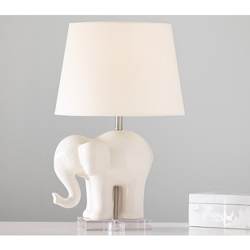 Ceramic Elephant Lamp