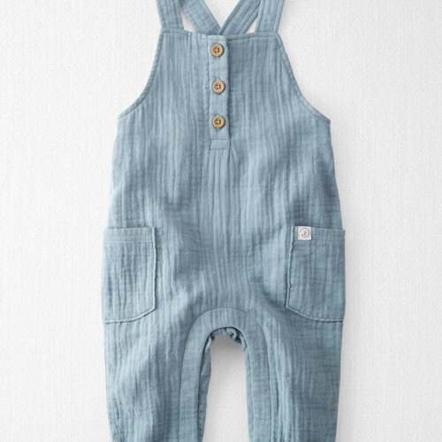 Blue Creek Baby Organic Cotton Gauze Overalls in Blue Creek | Carter’s Oshkosh Canada