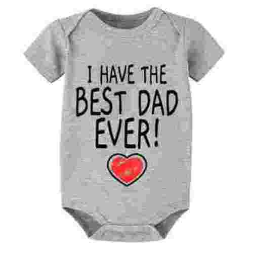 I Have The Best Dad Ever Rompers for Baby Boys Short Sleeve Neutral Romper Baby White Baby Romper 3-6 Months Boy