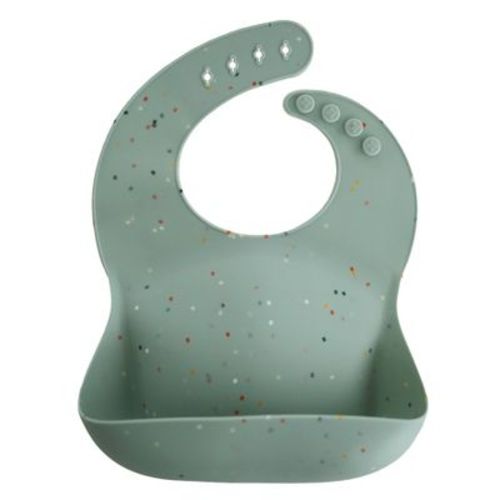 Mushie Silicone Baby Bib - Sailboats