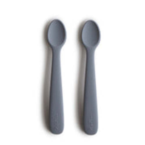 Mushie Silicone Feeding Spoons (Set of 2) - Tradewinds