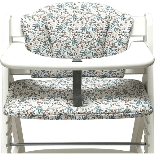 Baby Seat Cushion Set Washable for Alpha Hauck Accessories for Highchair - Flower Meadow Blue