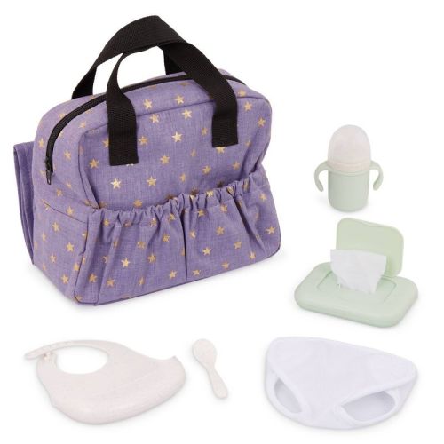 LullaBaby Baby Doll Diaper Bag and Baby Doll Accessories Set