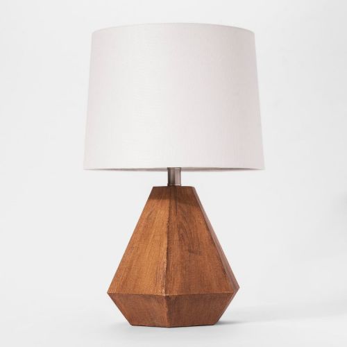 Wood-like Table Lamp (includes Led Light Bulb) - Brown - Cloud Island™