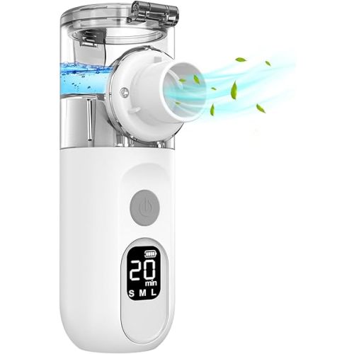 Portable Nebulizer for Adults and Kids with 3 Speed Adjustments for Travel and Household Use
