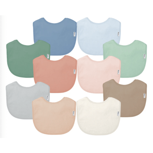 Stay-dry Everyday Bibs (10 pack) | green sprouts®