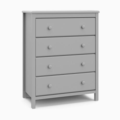 Storkcraft Alpine 4 Drawer Dresser - Pebble Gray